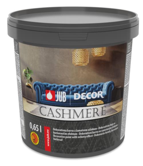 JUB DECOR CASHMERE - Dekoratívna farba so zamatovým efektom 0,65 l cashmere524g