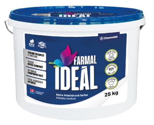 FARMAL IDEÁL - Matná interiérová farba biela 15 kg